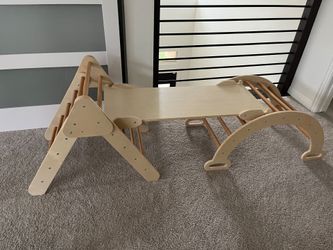 Wooden Modular Climbing Triangle