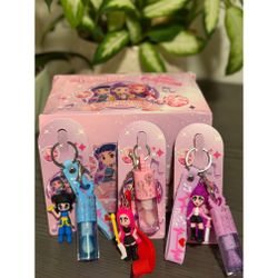 KPop Demon Hunter Lip Gloss Key Chain 