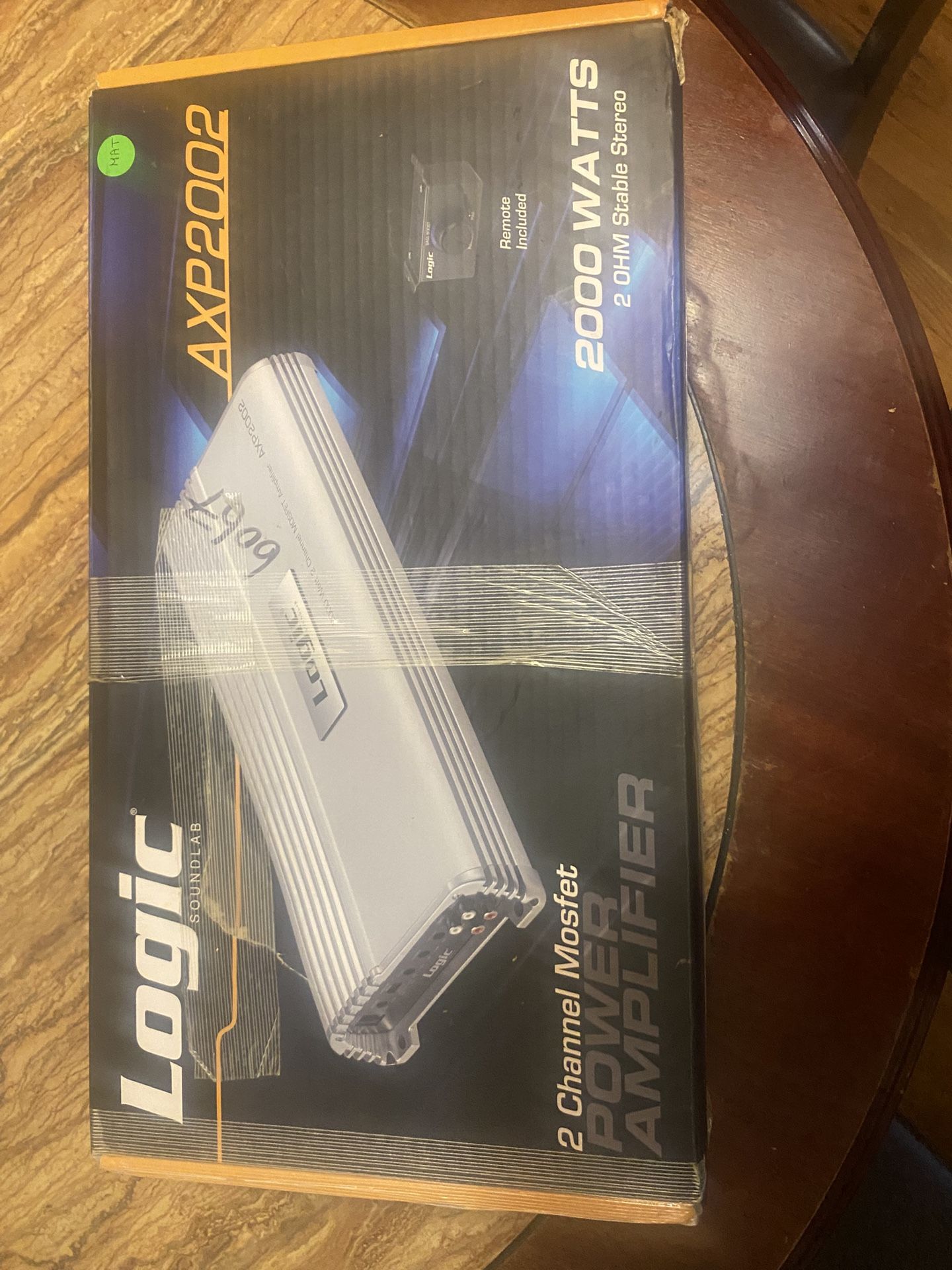 Logic Power ( AXP 2002 ) * Brand New * Amplifier 2000 Watts  W / Remote Included 