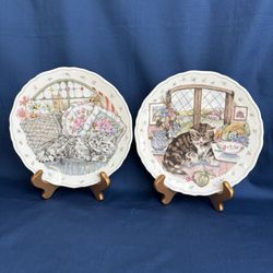 Cat Plates Decorative - Royal Albert China 