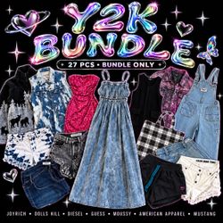 27 Pc Y2K Women’s Clothing Bundle - estimated resale value of +$600