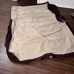 Bestway - Maroon Tritech Air Mattress Queen 20" with Built-in AC Pump For 35 (Read Description & See Photos For Features, Dimensions & Accessories) On