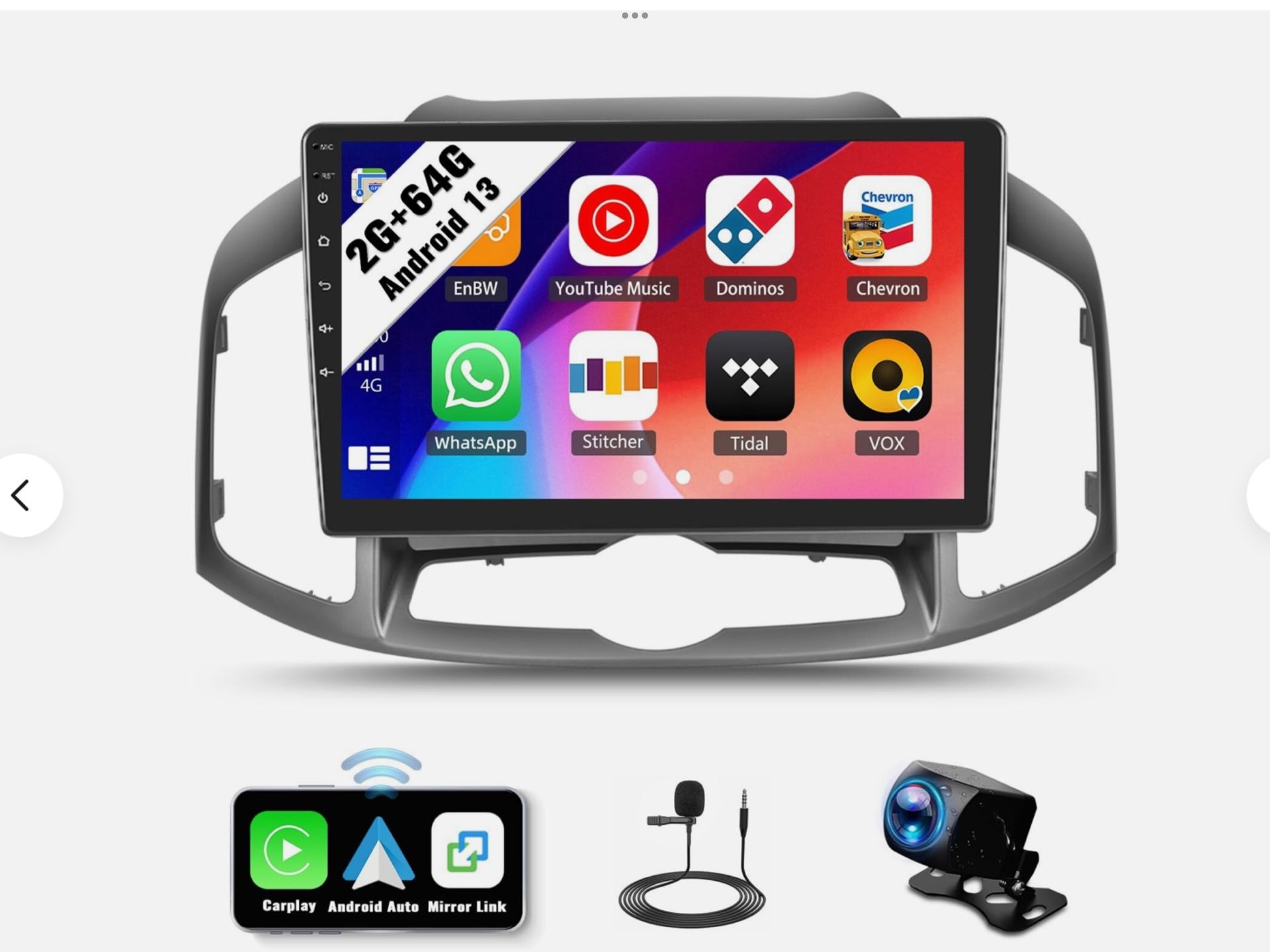Android Car Stereo for Chevrolet Captiva 2012 To 2017 2G+64G 10.1 Inch. Mic, Rear Camera, GPS, Etc.. $75.00 SOUTH GATE pick Up