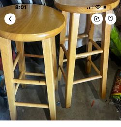 Wood stool