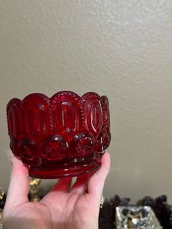 L.E Smith Moon & star finger bowl