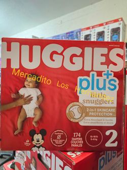 Huggies Size 2 Little Snugglers 174 Pañales Diapers 💥