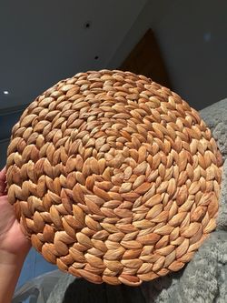 100 Woven Rattan Chargers for Wedding or Party/placemat