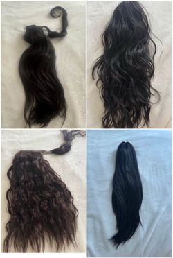 LOT OF NEW PONYTAIL EXTENSIONS