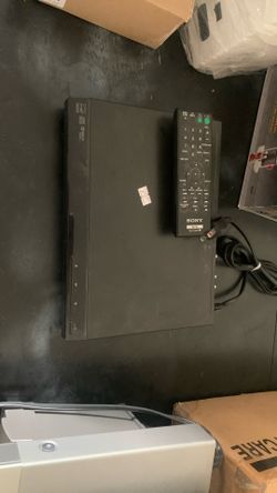 Sony Dvd Player With Remote