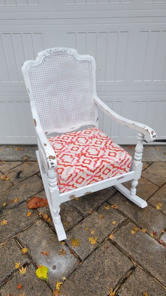 Cane Back Rocking Chair