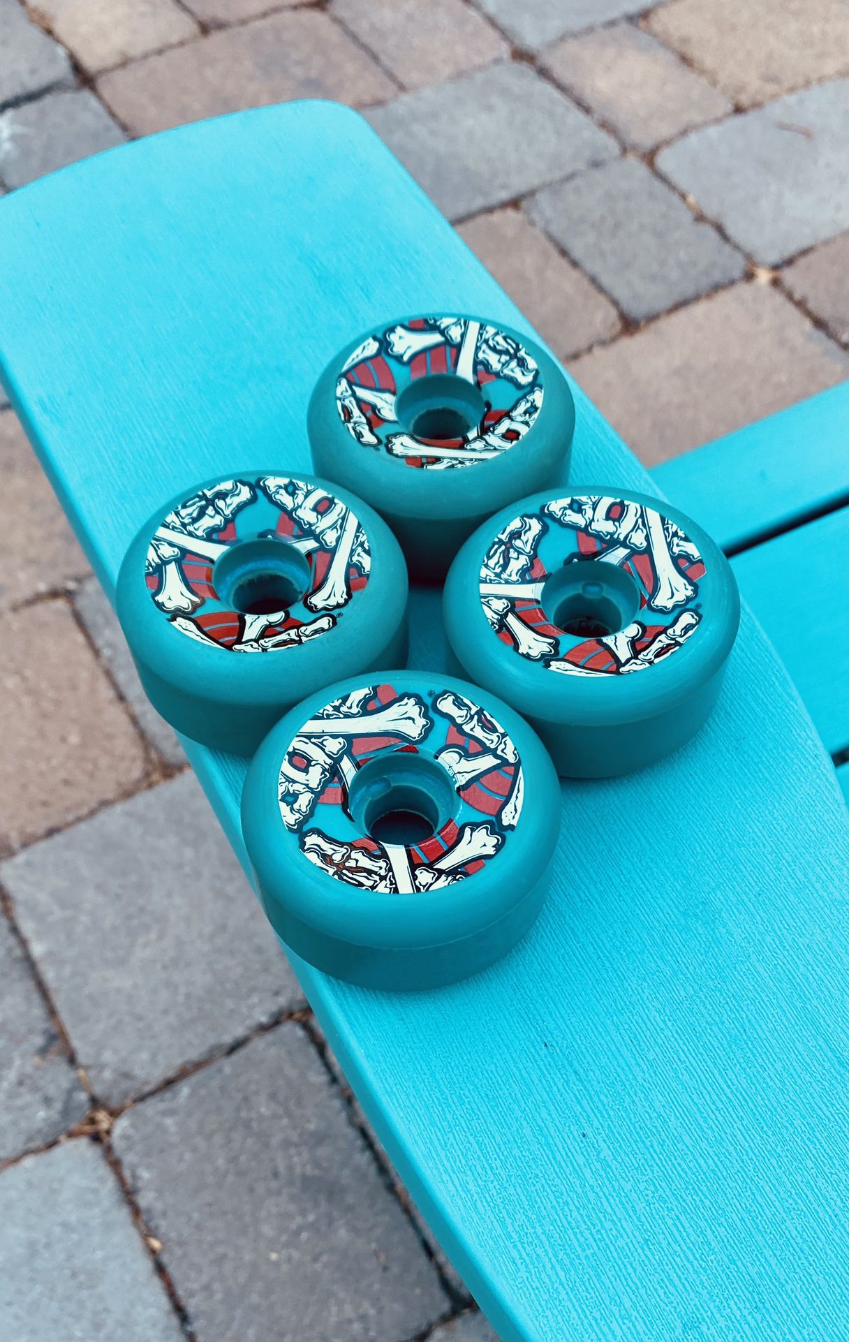 Powell Peralta - Vintage NOS 1980s Skateboard Wheels Cross Bones