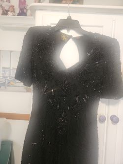 Sequined Beautiful Black Dress