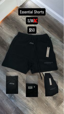 black essentials shorts