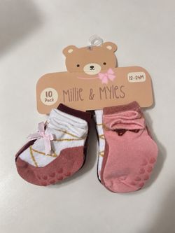 Baby Girl Socks 10-Pack 12-24M