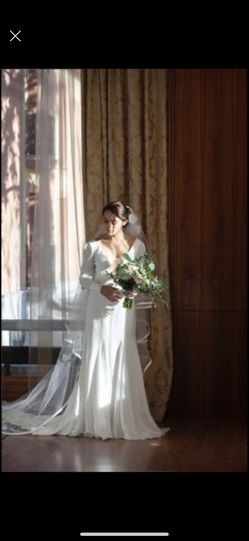 Wedding Dress and Vail