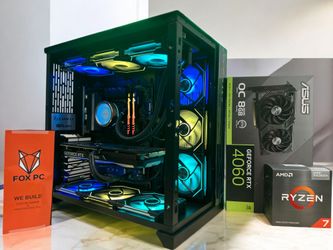 🦊 FOX 61 🦊 1 YEAR WARRANTY + FINANCE 🦊 FOX GAMING PC | WORKSTATION | DESKTOP | COMPUTER | PROFESSIONAL | AMD RYZEN 7-5800X | RTX 4060 | 32 GB RAM