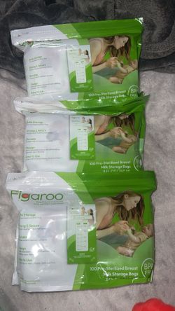 Breastfeeding storage bags
