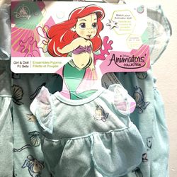 Disney Princess Ariel  pjs to match your doll