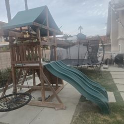 Kids Playground Slide Swing Etc 