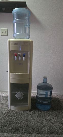 freestanding top-loading water cooler dispenser