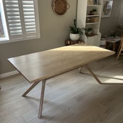Plank & Beam Verso Dining Table 72” Blonde