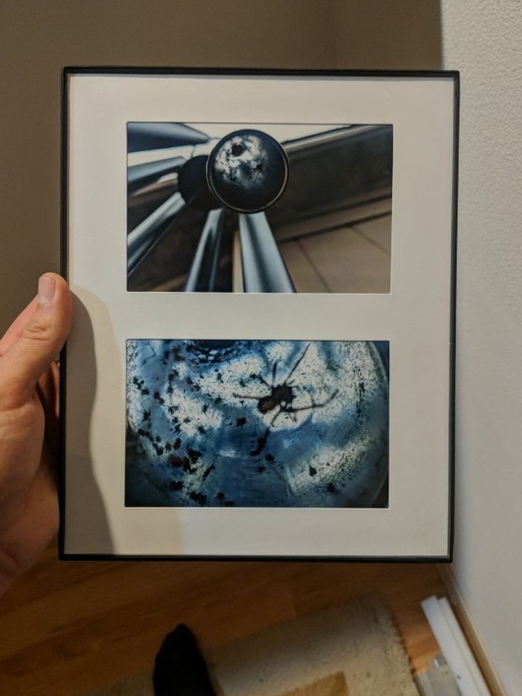 Spider Pictures Framed- Mom And Babies In Wind Chime