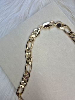 Men's chain necklace 14K Gold plated high quality jewelry hypoallergenic waterproof non tarnish excellent quality 75$