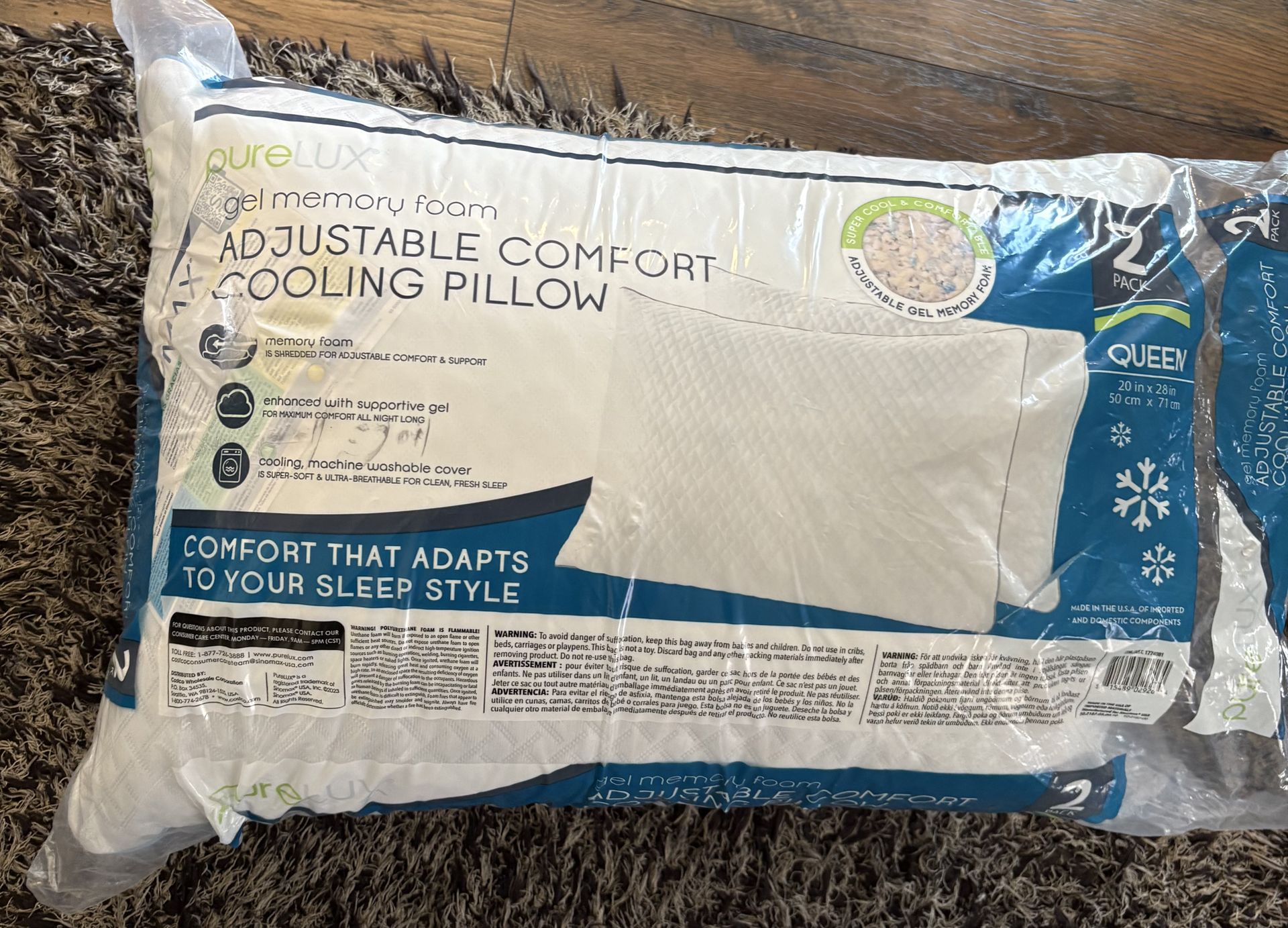 NEW Cooling PureLUX pillows - queen size