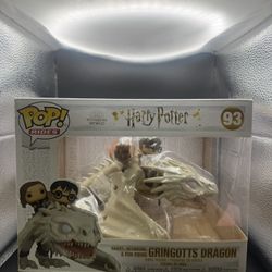 Funko Pop! Rides: Harry Potter #93 Hermione, & Ron Riding Gringgotts Dragon