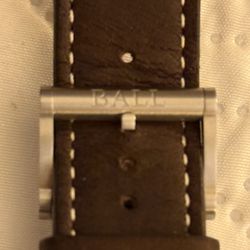 Ball Watch Brown Leather Strap 