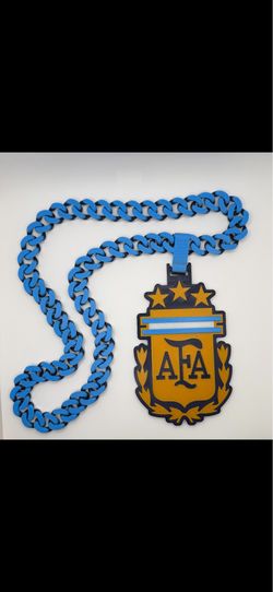Argentina/ AFA Soccer/ World Cup/ Soccer/ Sports/ Chain/ Necklace/ Hype Chain/ Futbol/ New