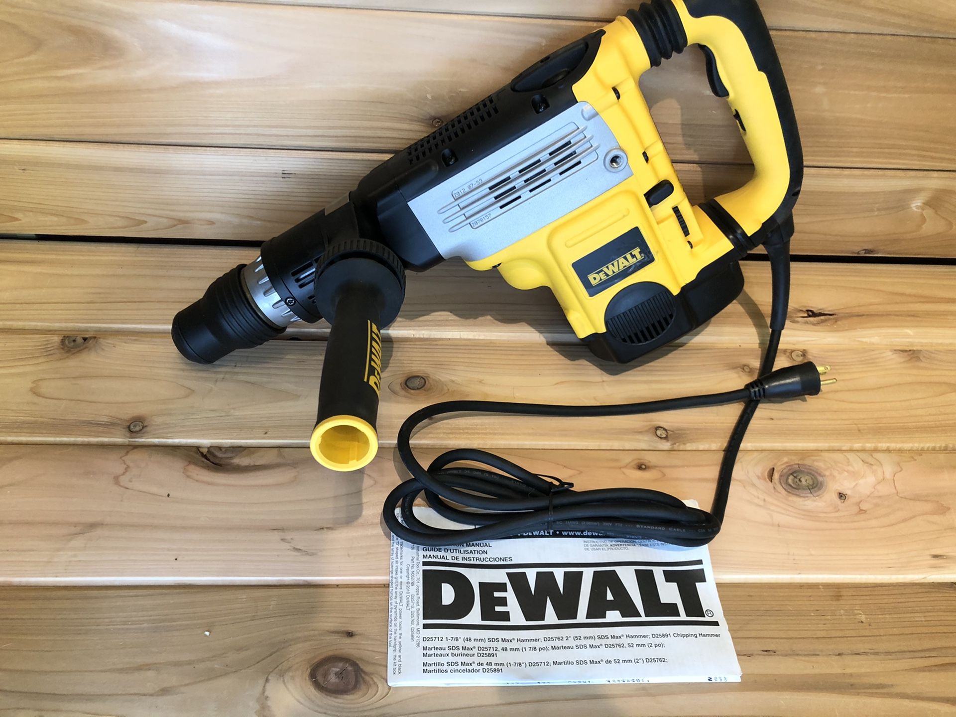 (New) Dewalt 2” Rotohammer/Chisel