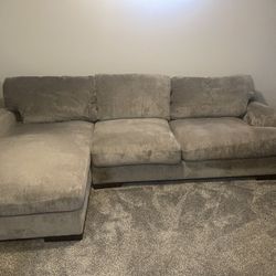 Almost Brand New L sectional 140 Inches Long 