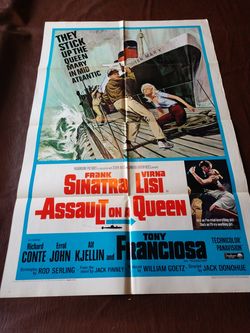 Vintage 1966 Frank Sinatra movie poster