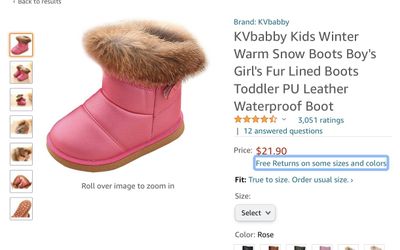 Worm Snow Boot