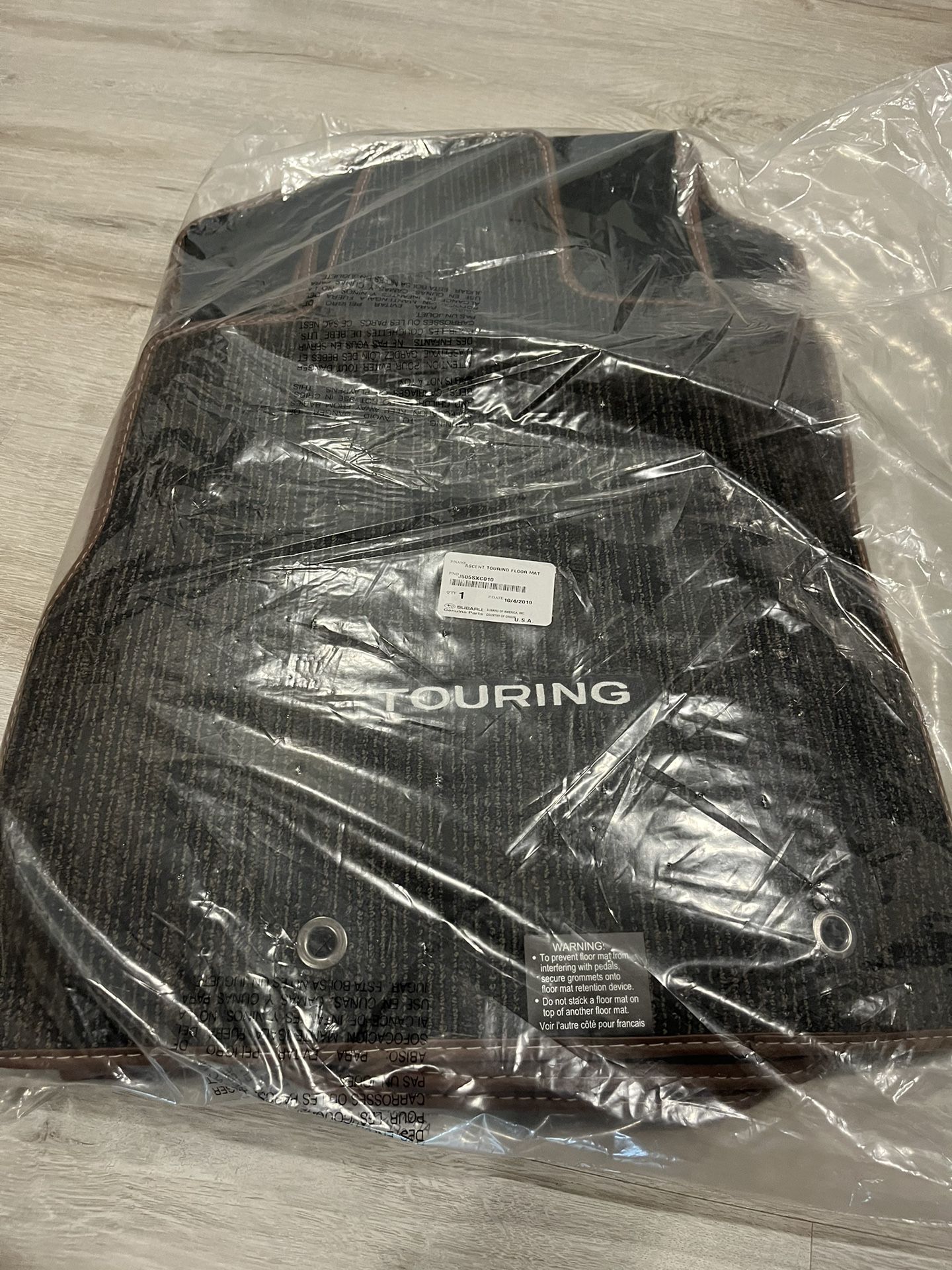 Subaru Ascent Touring Brown Car Mats New In Package 