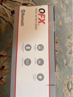 QFX BT-35 Bluetooth Soundbar with LED party Lights
