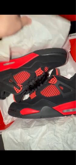 Jordan 4 retro  red thunder