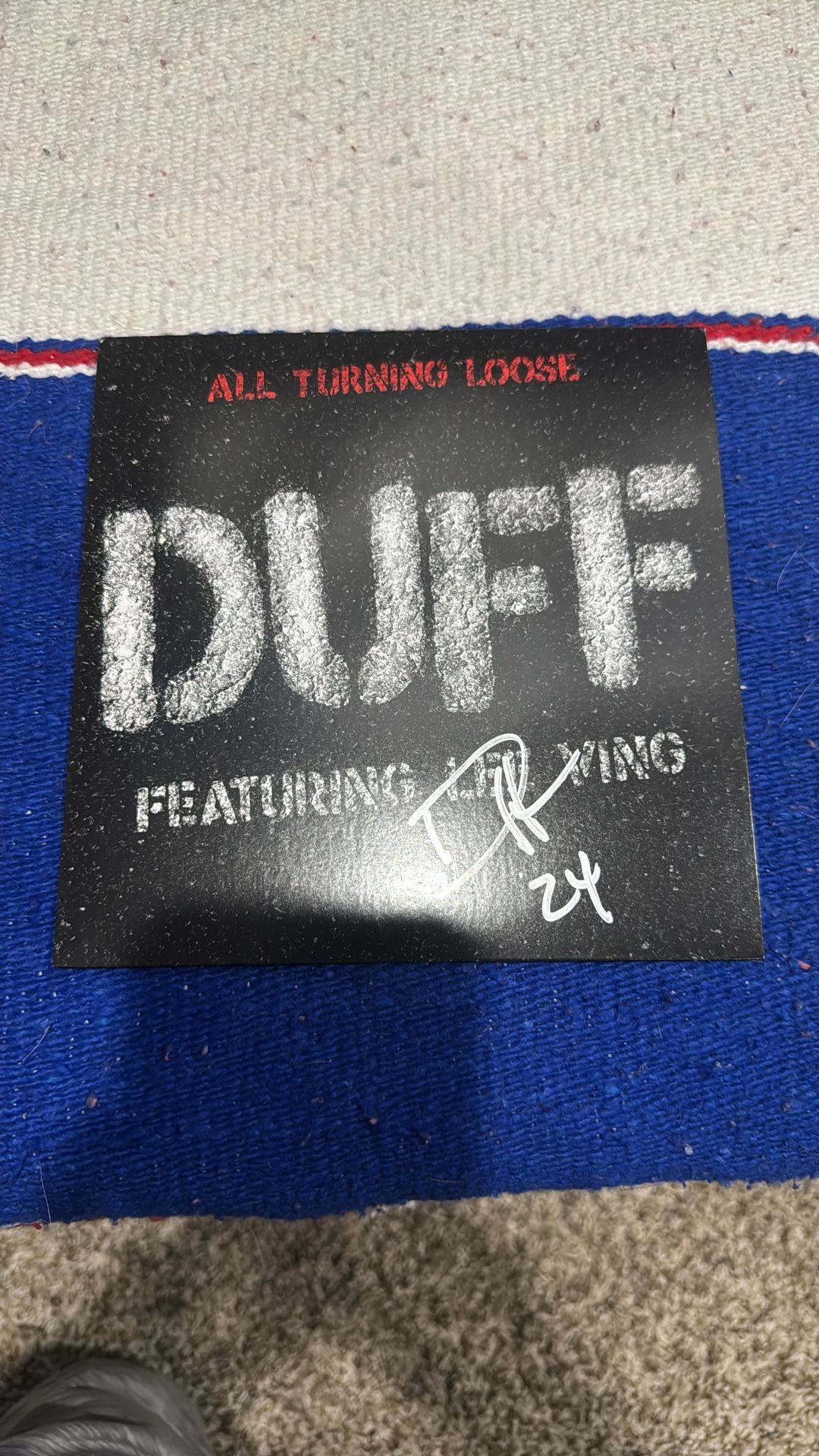 Duff McKegan PINK 7” SIGNED Record
