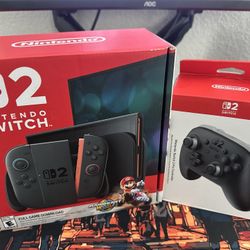 Nintendo Switch 2 + Pro Controller!!!