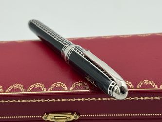LOUIS CARTIER LIMITED EDITION 1847 RAILROAD DECOR FOUNTAIN PEN NEW 100% GENUINE