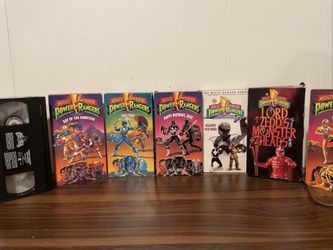 Mmpr Temwork Power Rangers Vhs Tapes