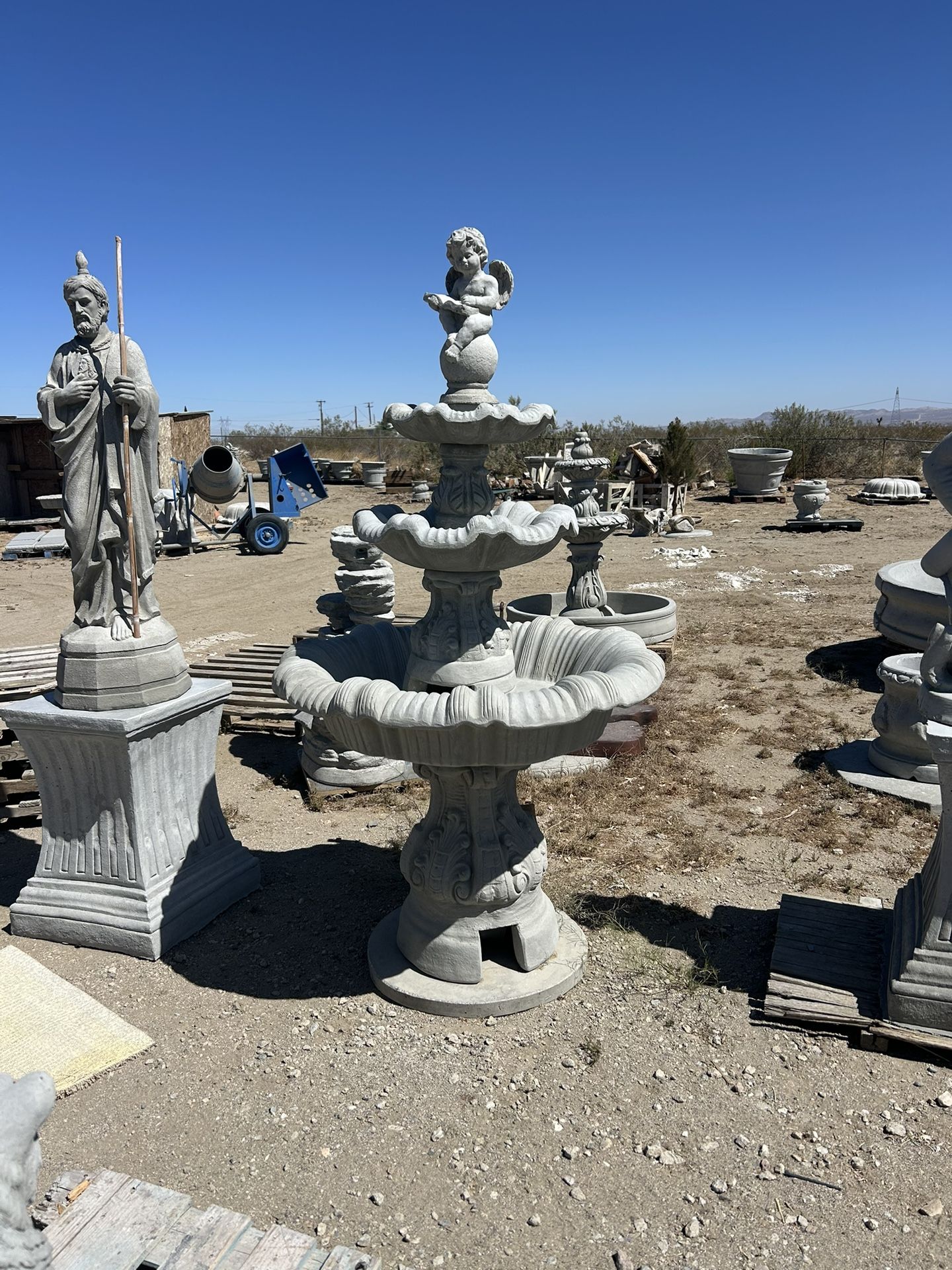 New Fountain Made Out Of Cement
