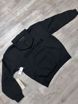 Black Essential Hoodie