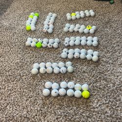 9 Dozen Golf Balls Mainly Premium - Titleist Callaway Taylor made Vice