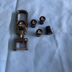 TOYOTA TRD 4 Tire caps Keychain