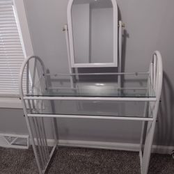 Metal And Glass Vanity