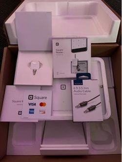 Square card, reader tablet reader
