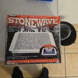 Emson The Original Stone Microwave Warning Plate