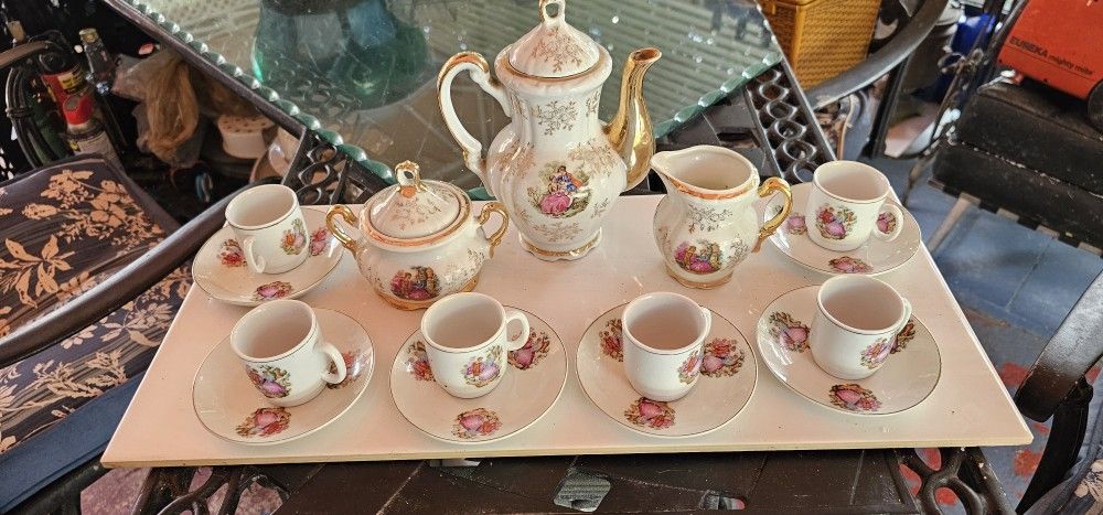 Porcelane Espresso Set.
